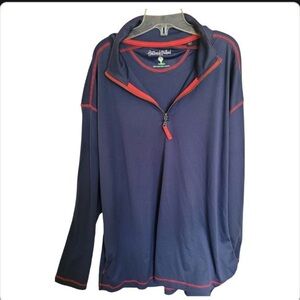 Pull over 1/4 zip long sleeve luxury golf top